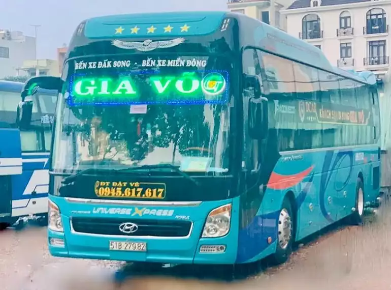 Nhà xe Gia Võ - Chuyên Tuyến Sài Gòn - Đăk Nông